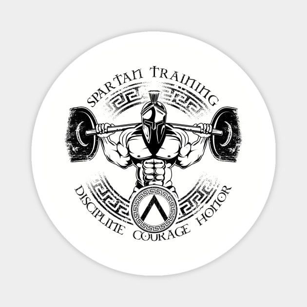 Spartan training Magnet by sisidsi